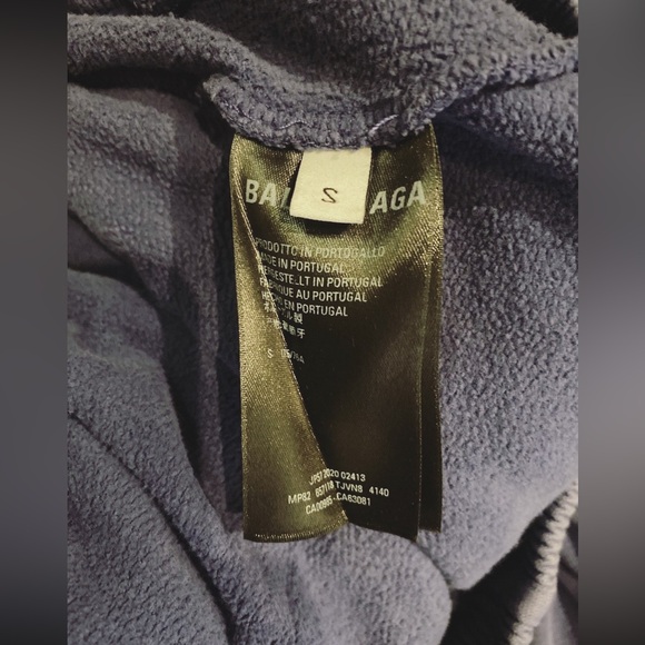 BALENCIAGA SWEATER WAIST SWEATPANTS IN BLUE - Picture 5 of 6